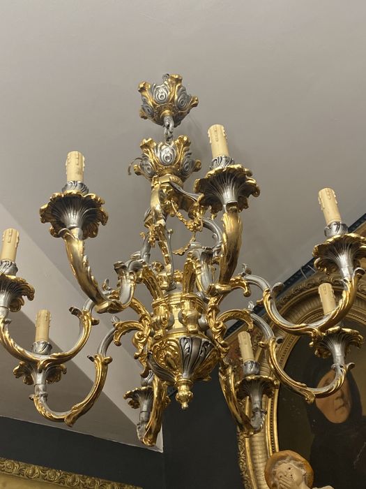 Candelabru/lustra/ bronz masiv