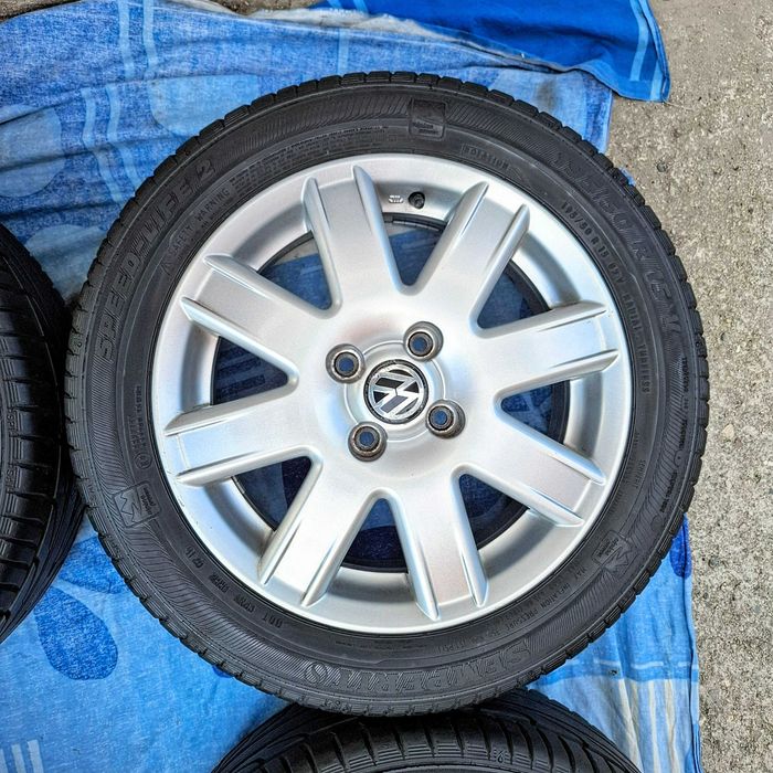 Vând set roți aluminiu R15 VW 4x100 - Polo Up! Polo 4 Citigo Mii