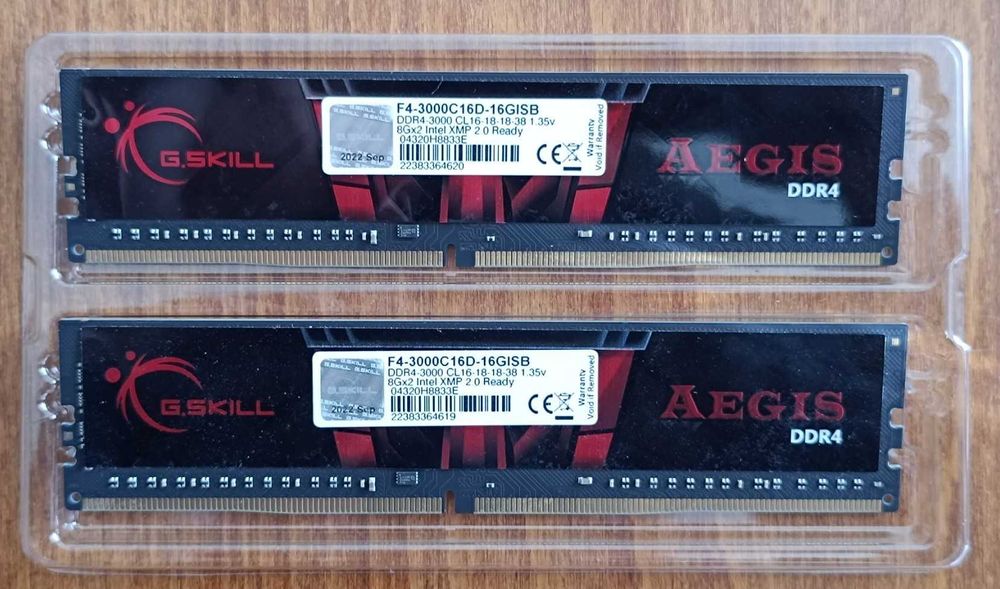 Ram памет G.SKILL 16GB (2x8GB) DDR4 3000MHz