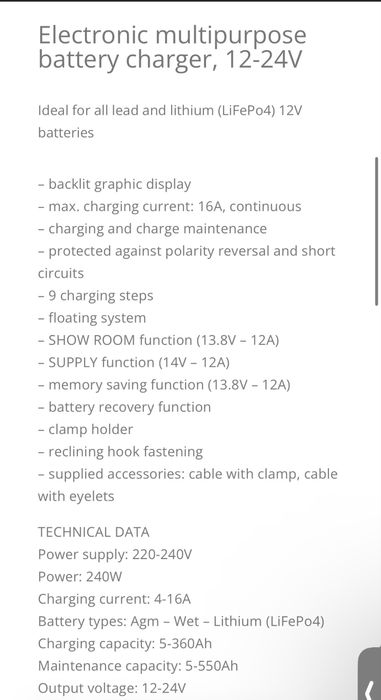 Beta imcarcator multifunctional de baterii