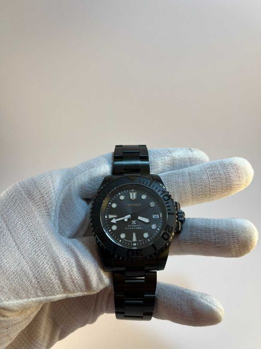 Часовник Seiko Yacht-Мaster Black (mod)