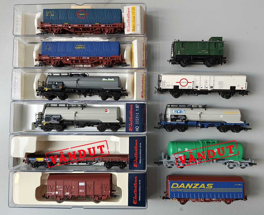 Vagoane trenulet electric H0, Roco, etc