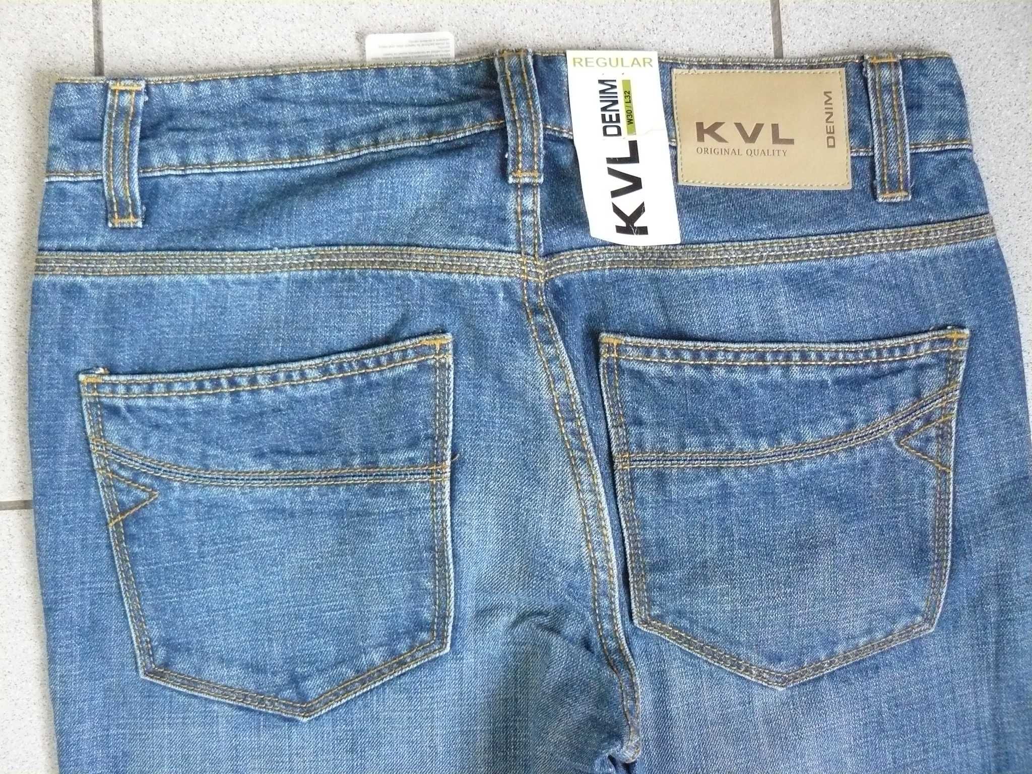 Jeans Barbati KENVELO Noi KVL7 Originali,Marime W30/L32,M Blue 144 CAC