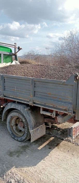 Transport materiale din balastiera