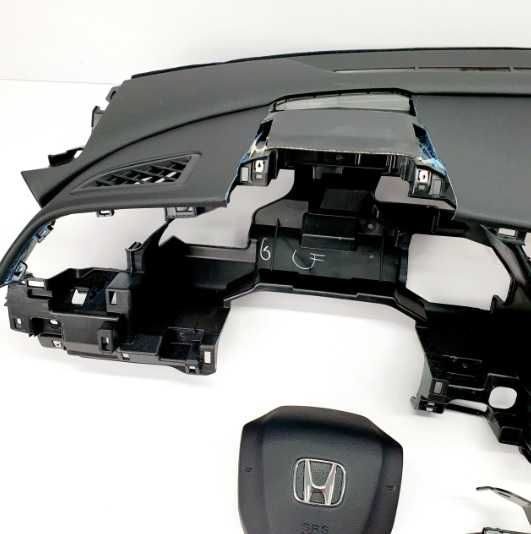 Honda Civic X  10 - kit airbag / plansa de bord / centuri de siguranta