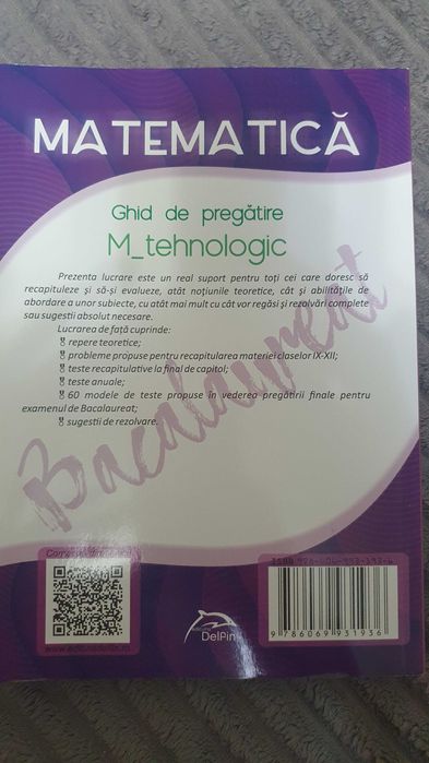 Pachet culegeri pregatire BAC profil tehnologic