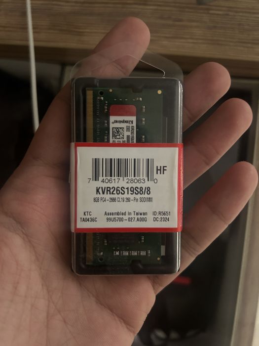 Оперативная память RAM для ноутбука 8гб