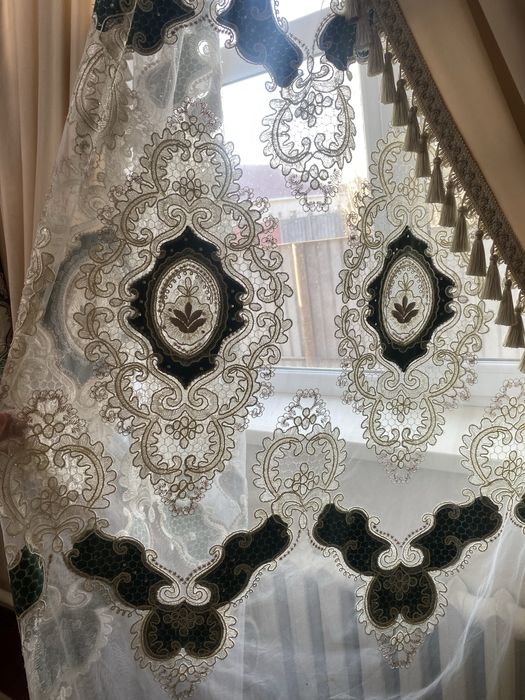 Перде,люстьра,гарнитур