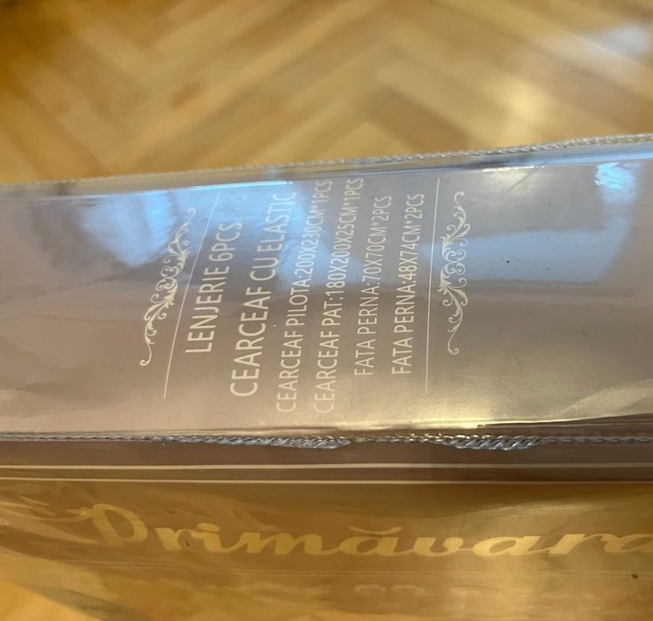 Set Lenjerie de Pat Bumbac Finet Deluxe, 6 piese