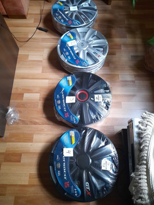 Тасове за МПС цвят карбон 13,14,15,16цола