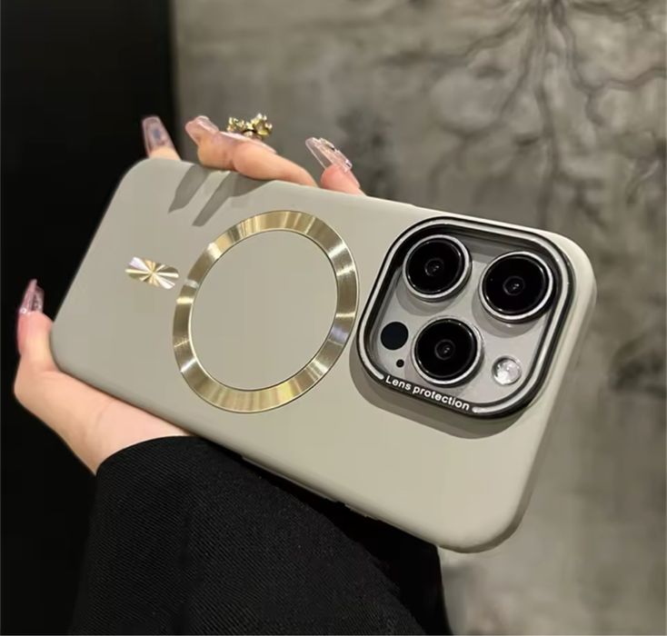 Iphone 16 PRO MAX PLUS Husa Magsafe Slim Plastic Albastra/Neagra/Gri