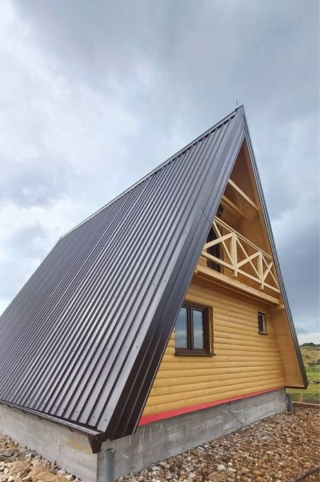 Construim cabane stil A-frame
