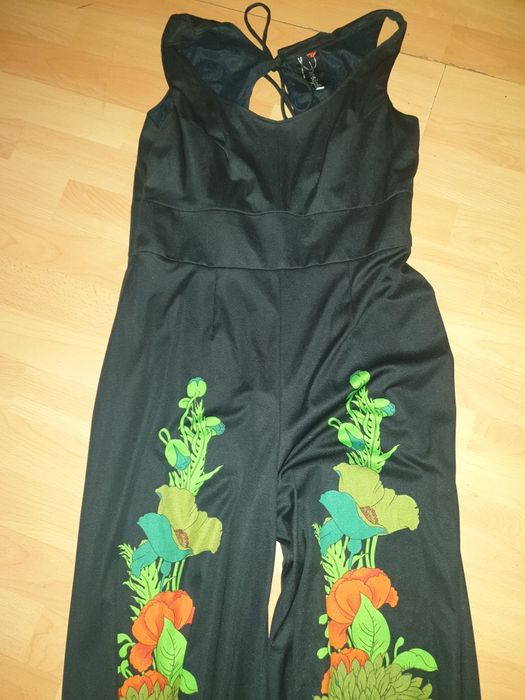 Vand salopeta neagra cu flori M/L