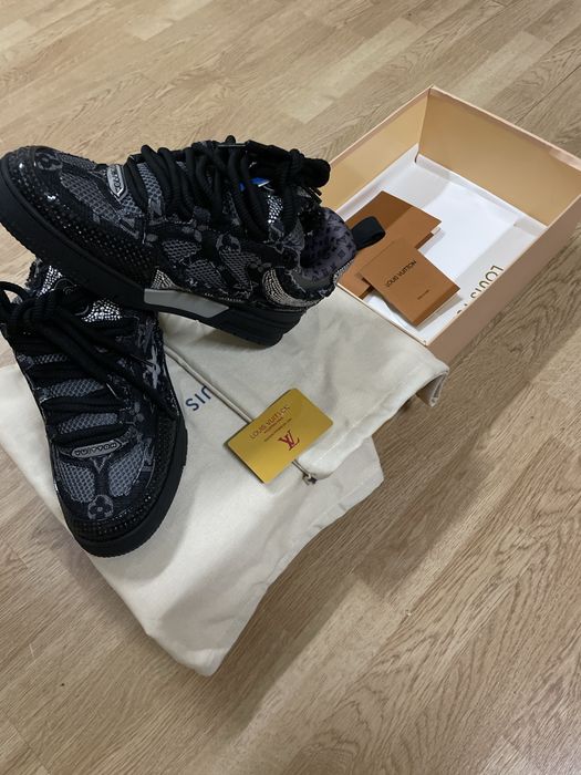 Louis Vuitton Skate Black X Swarovski Monogram