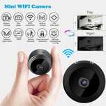 ТОП мини FULLHD WiFi магнитна безжична ШИРОКОЪГЪЛНА скрита камера