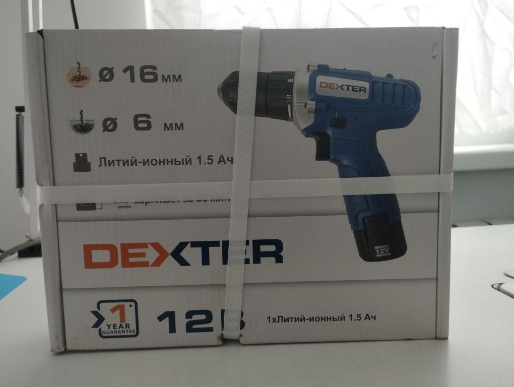 Dexter ML-CD62-120S, 12 В Li-ion 1.5 Ач