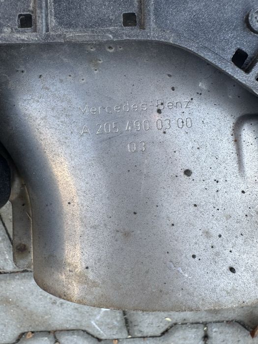 Оригинален дифузьор с накрайници AMG Line за Mercedes C-class W205