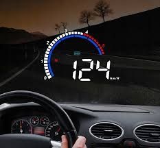 бортовой компьютер OBD2 с датчиком температуры , тахометра, спидометра