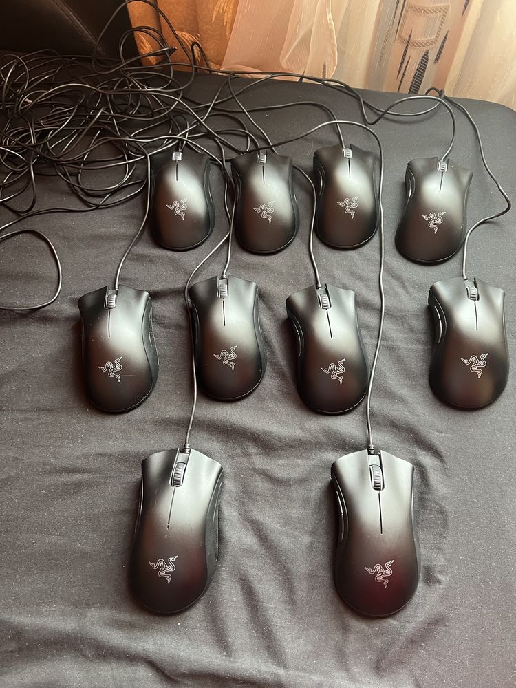 Lot 10 mouse razer deathadder chroma (cititi descrierea)