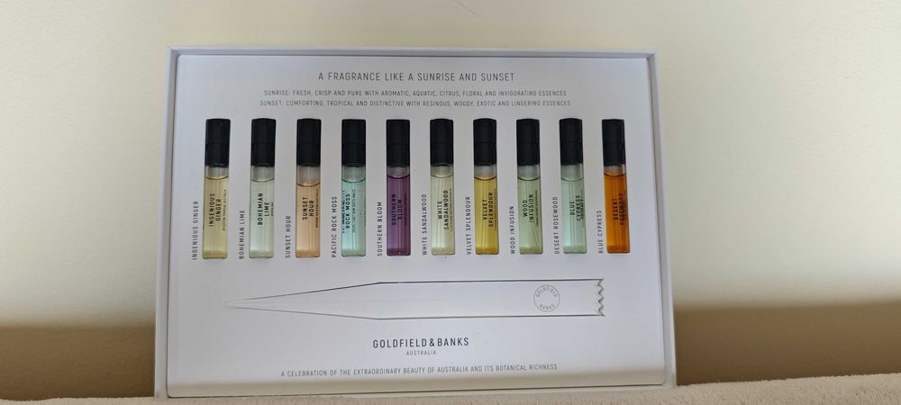 Два дискавъри сета парфюми;
Goldfield & Banks, Imaginary authors