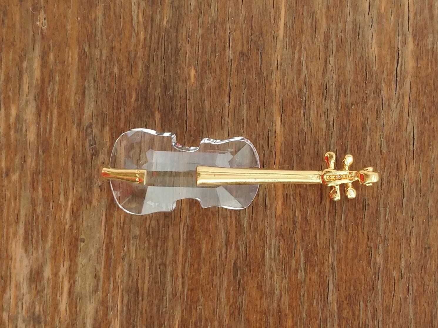 Miniatura Swarovski in forma de vioara
