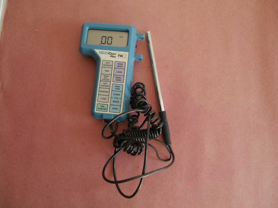 Aparat VelociCalc Plus TSI – măsurare ventilație și calitate aer
