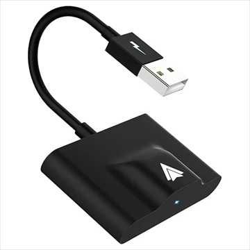 Adaptor Wireless Android Auto, Plug & Play, - USB/USB-C - Negru