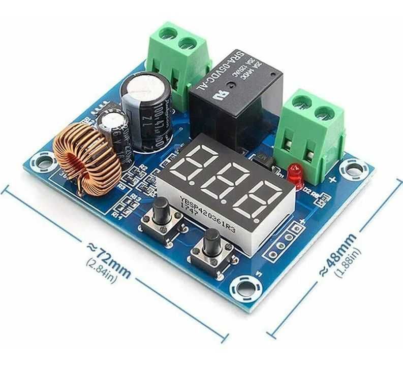 Modul protectie descarcare acumulator auto 12 24 36V auto cutoff
