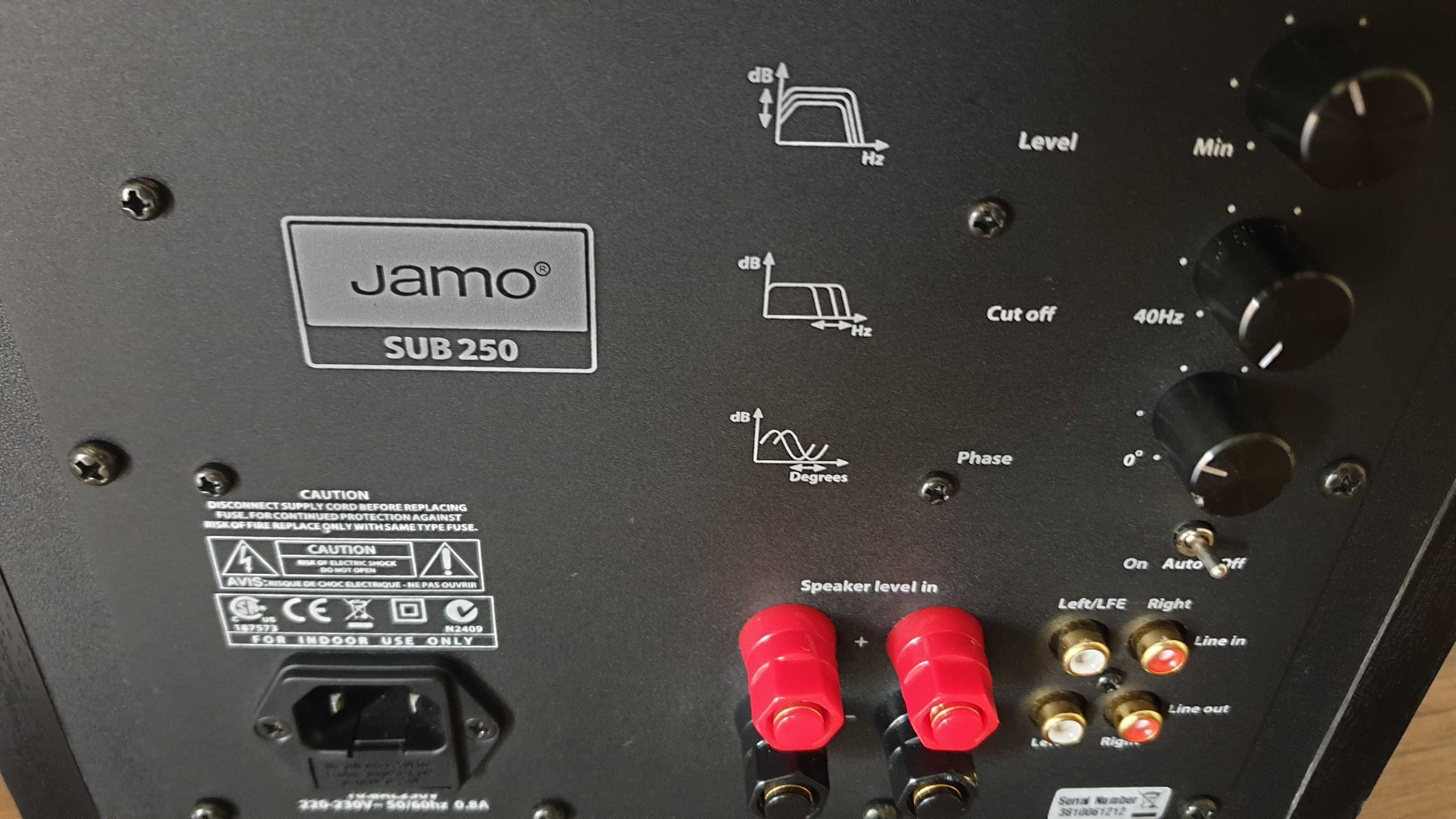 JAMO SUB-250 Black активен субуфер