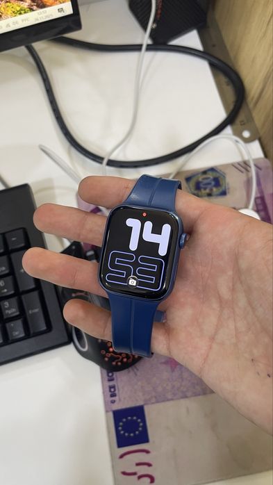 Apple watch 7  45 mm 86% кар дак зарядка