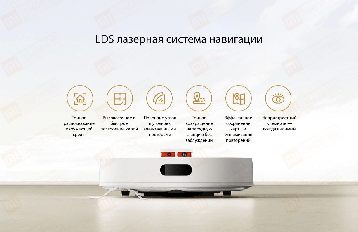 Робот пылесос Xiaomi Mijia Sweeping Robot 3C Enhanced Version (C103)