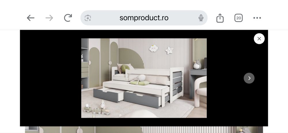 Vand pat lemn suprapus 200/90 cm