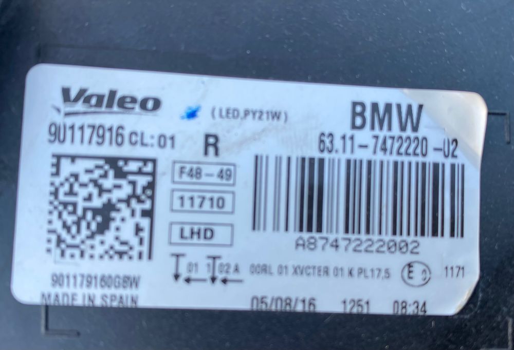 Фарове far Full Led фар за Бмв Х1 Ф48 Bmw X1 F48