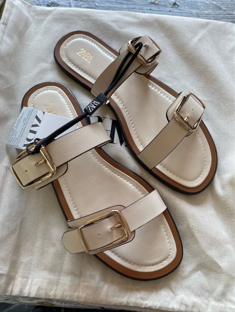 Новая коллекция шлепки тапочки ZARA