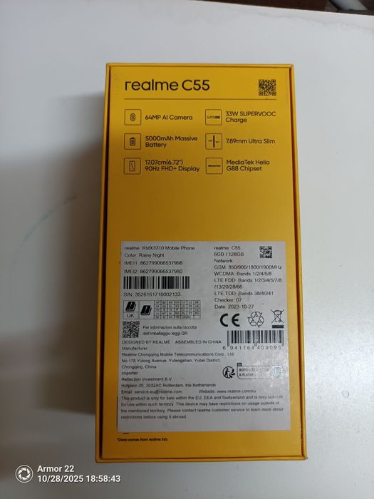 Realme c55 128GB