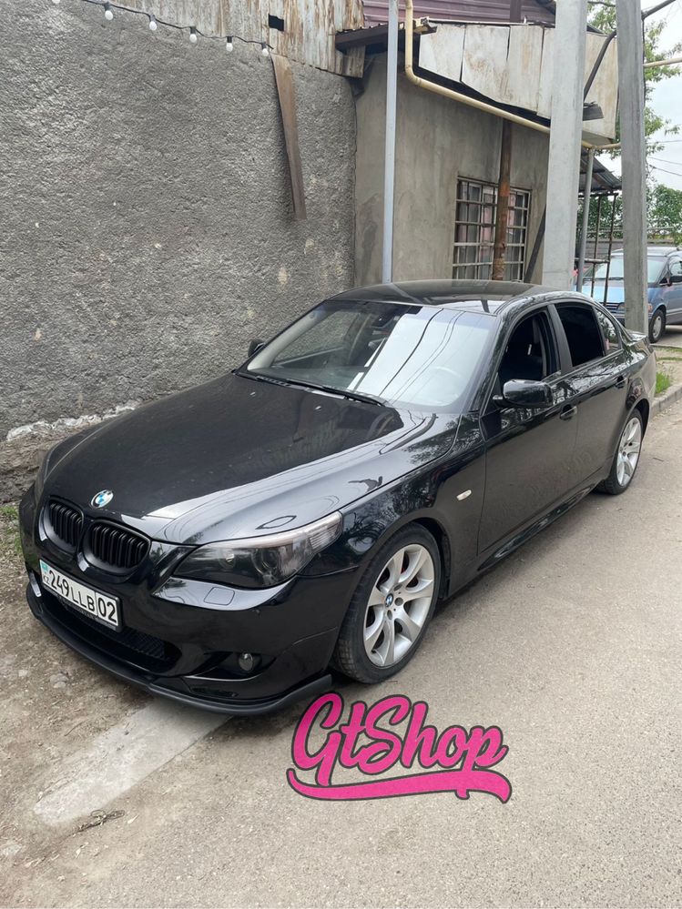 Бампер передний для БМВ Е60 , тюнинг E60 Mlook mtex, спойлер пороги