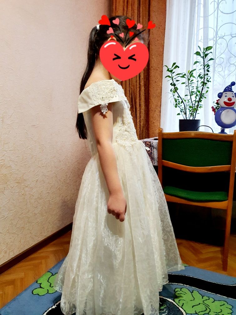 Платье с болеро  128-134см