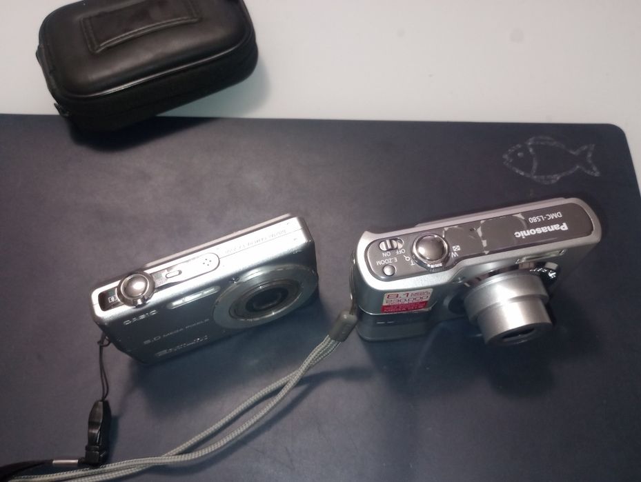Panasonic Lumix DMC-LS80 funcțional și Casio Exilim EX-Z500, piese