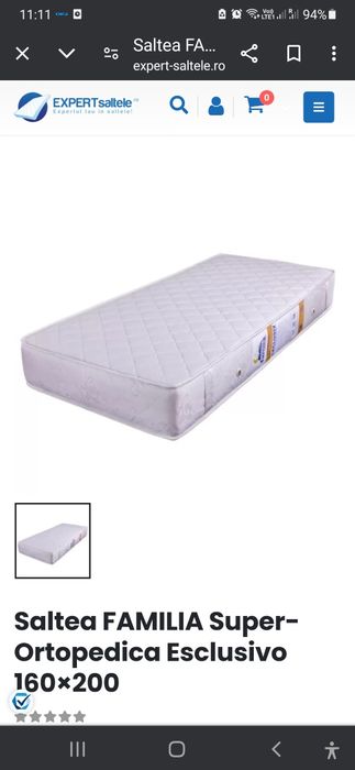 Saltea 160 cu 200