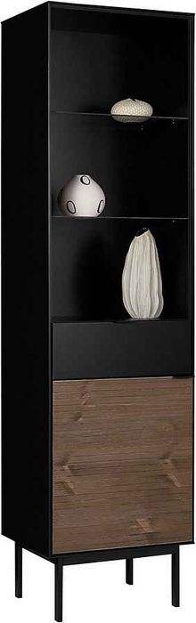 Set living din MDF și lemn (comoda tv + vitrina)