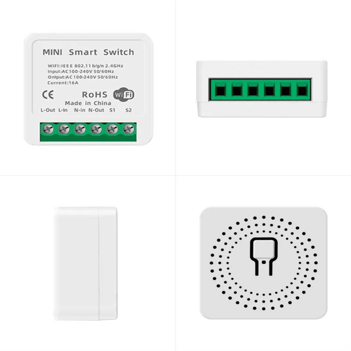 Mini Smart Switch WiFi 16A