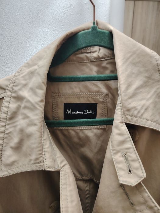 Trench bărbătesc bussines Massimo Dutti  mărimea L /  Xl