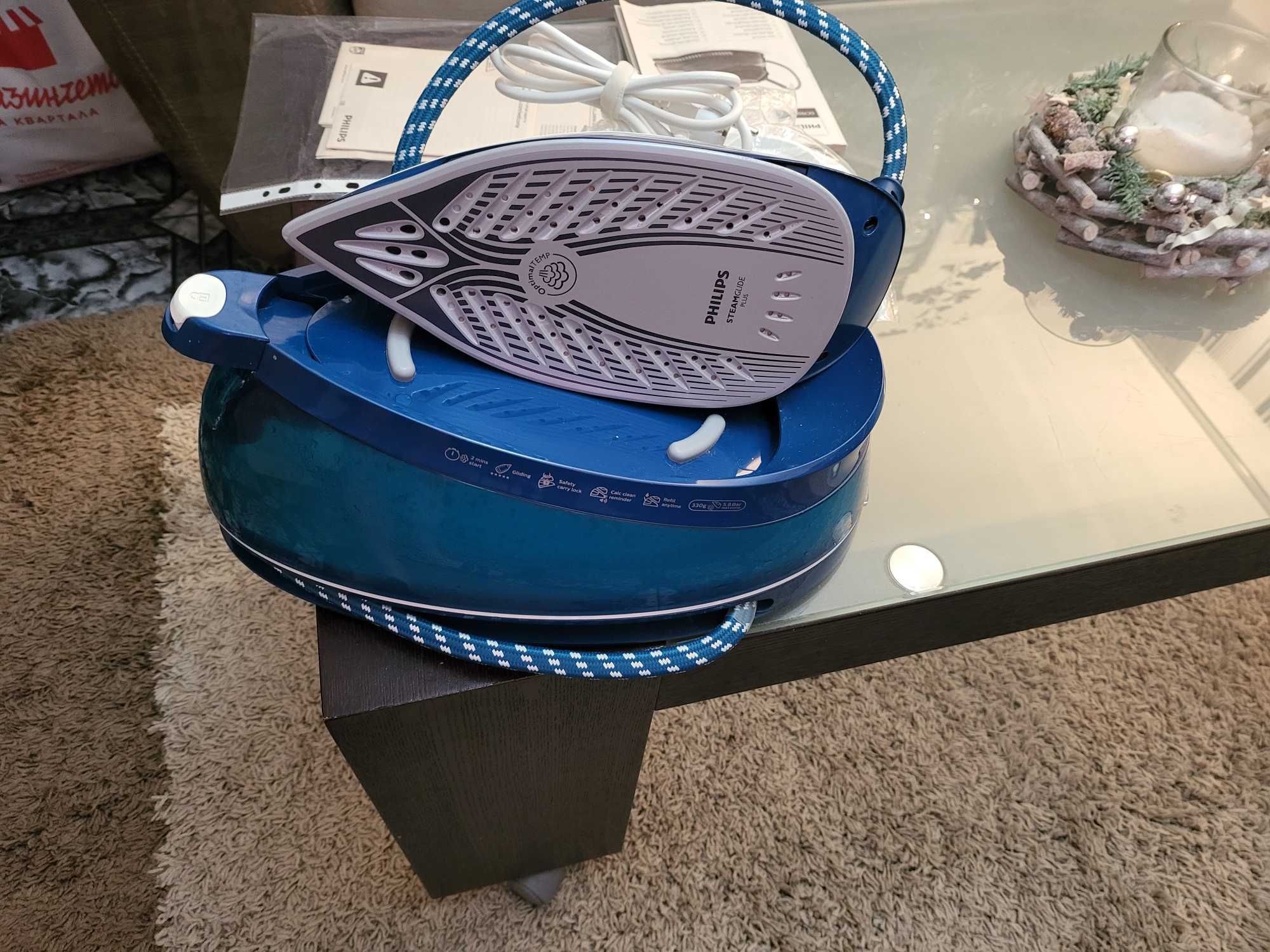 Парогенератор PHILIPS GC7800 series и дъска за гладене