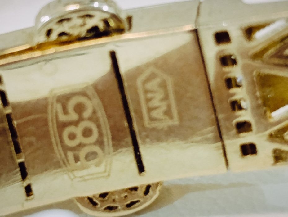 Золотое браслет, производства Турции Проба 585, вес 9,10