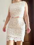 Rochie alba eleganta