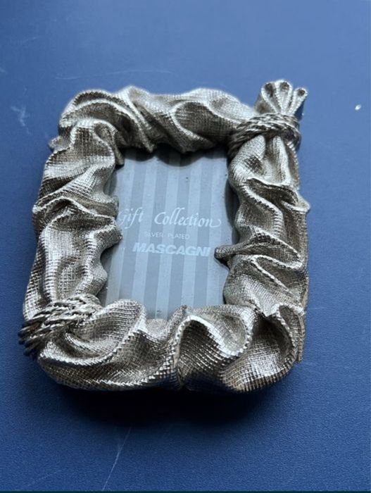 Rama foto placata vu argint 925,model vintage