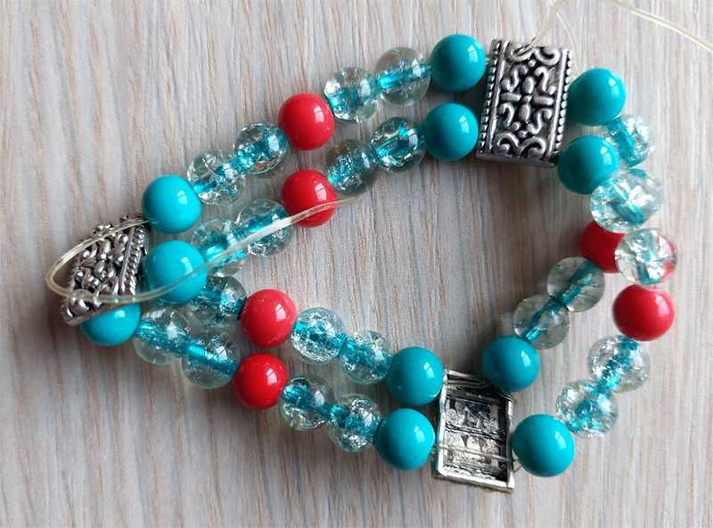 Margele pentru bratari si cercei artizanali + guta elastica minim 35m