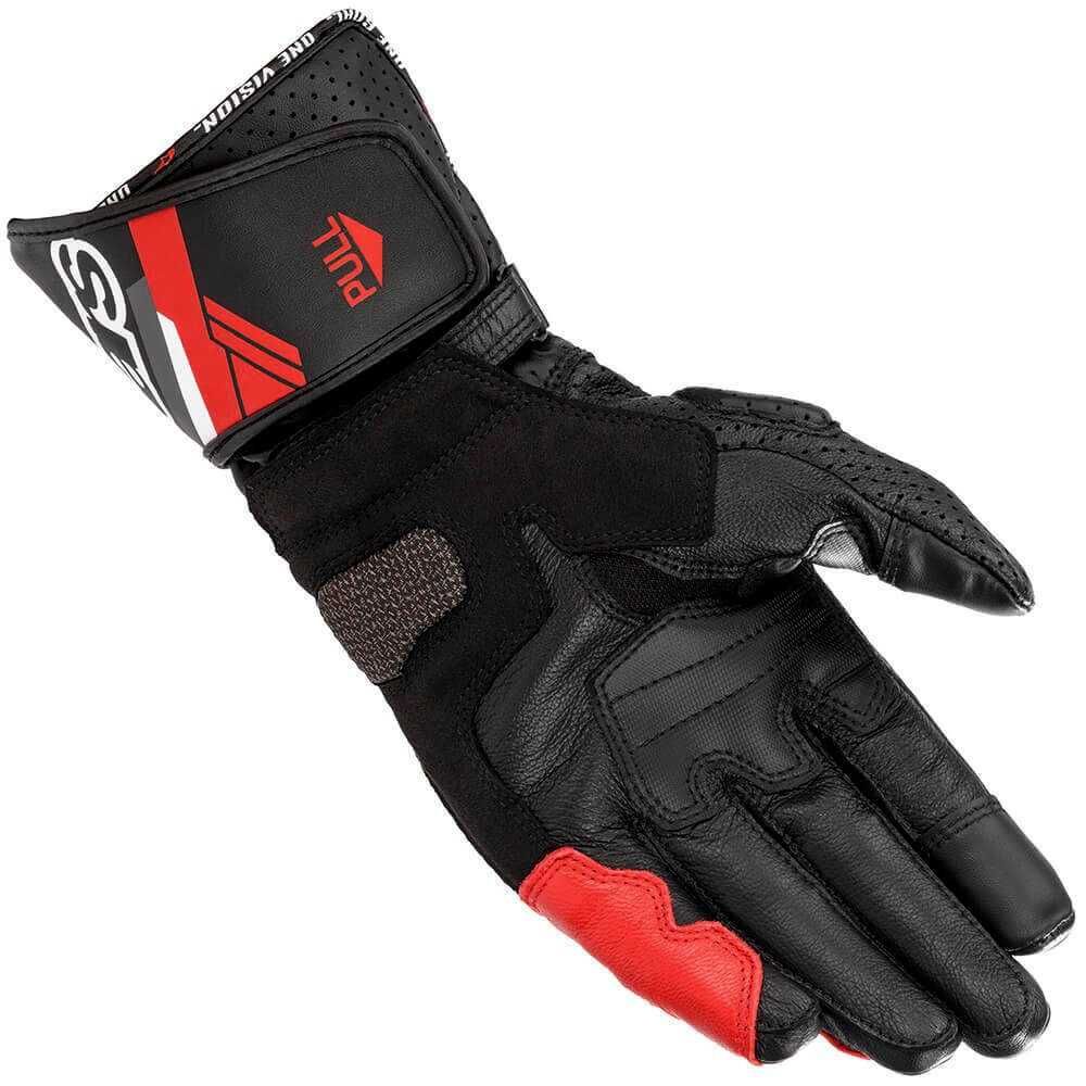 Кожени мото ръкавици за мотор ALPINESTARS SP-8 V3 AIR RED/WHITE