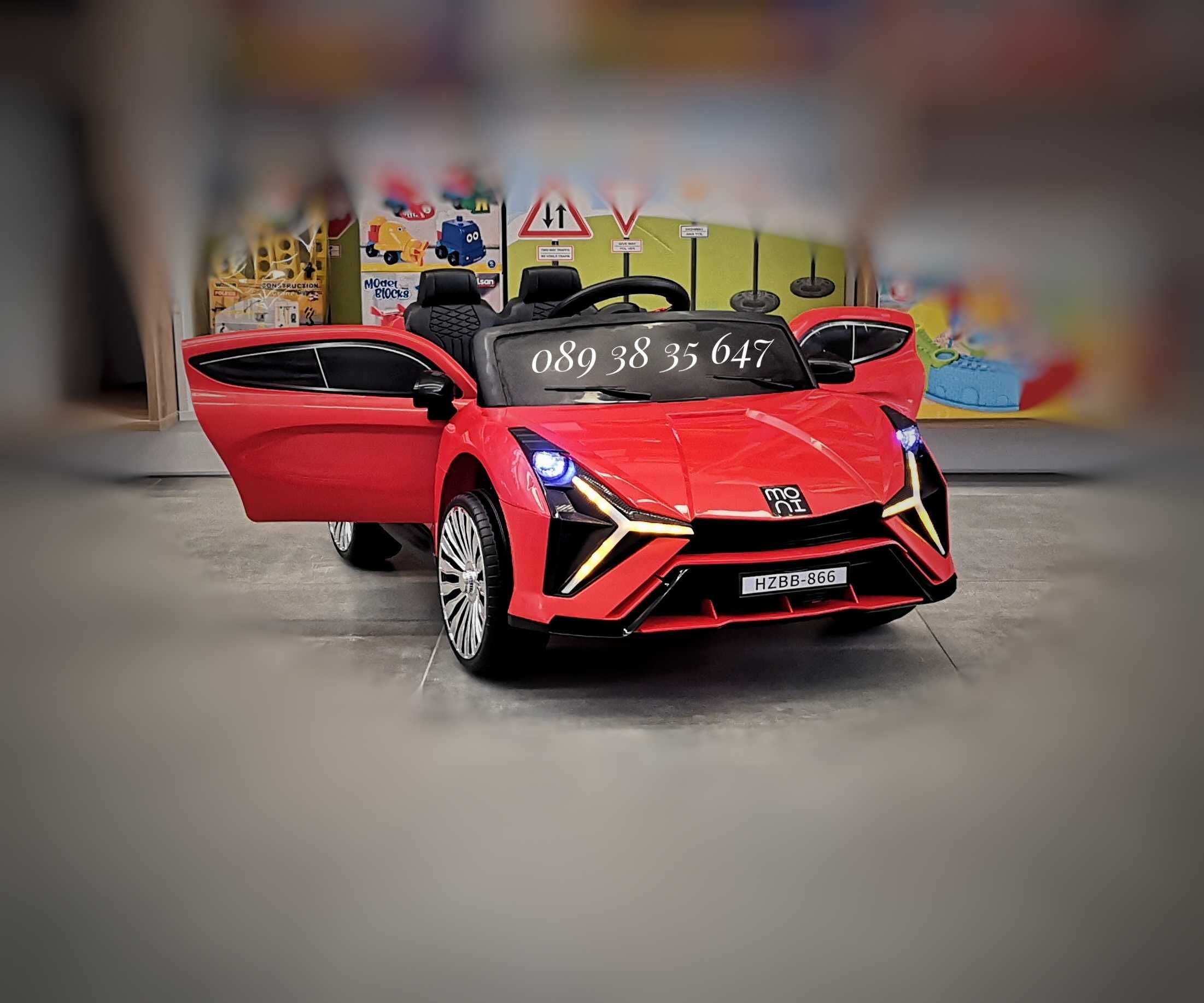 ТОП ЦЕНА!НОВО!Акумулаторна кола DAKOTA RED с 12V батерия,Bluetooth,USB