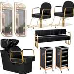 Mobilier salon coafor scaun barber shop oglinda frizerie